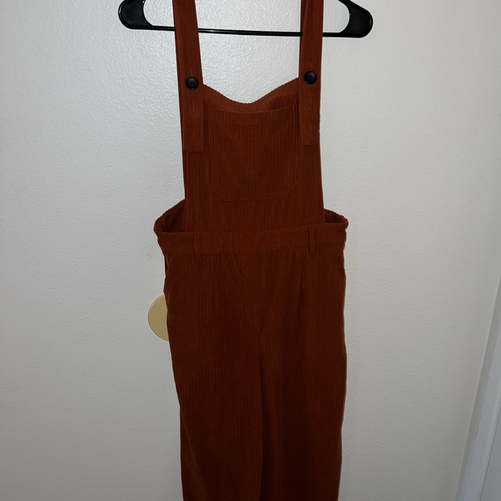 Cider Rust Corduroy Jumpsuit